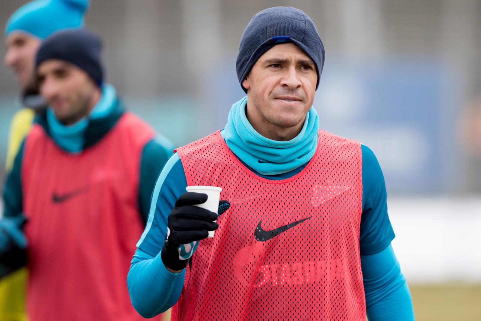 Утренняя тренировка «Зенита» в «Газпром» — тренировочном центре