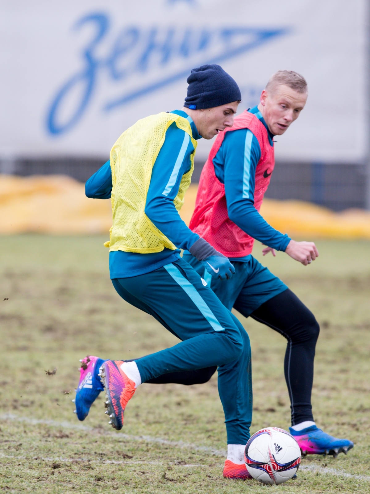 Утренняя тренировка «Зенита» в «Газпром» — тренировочном центре