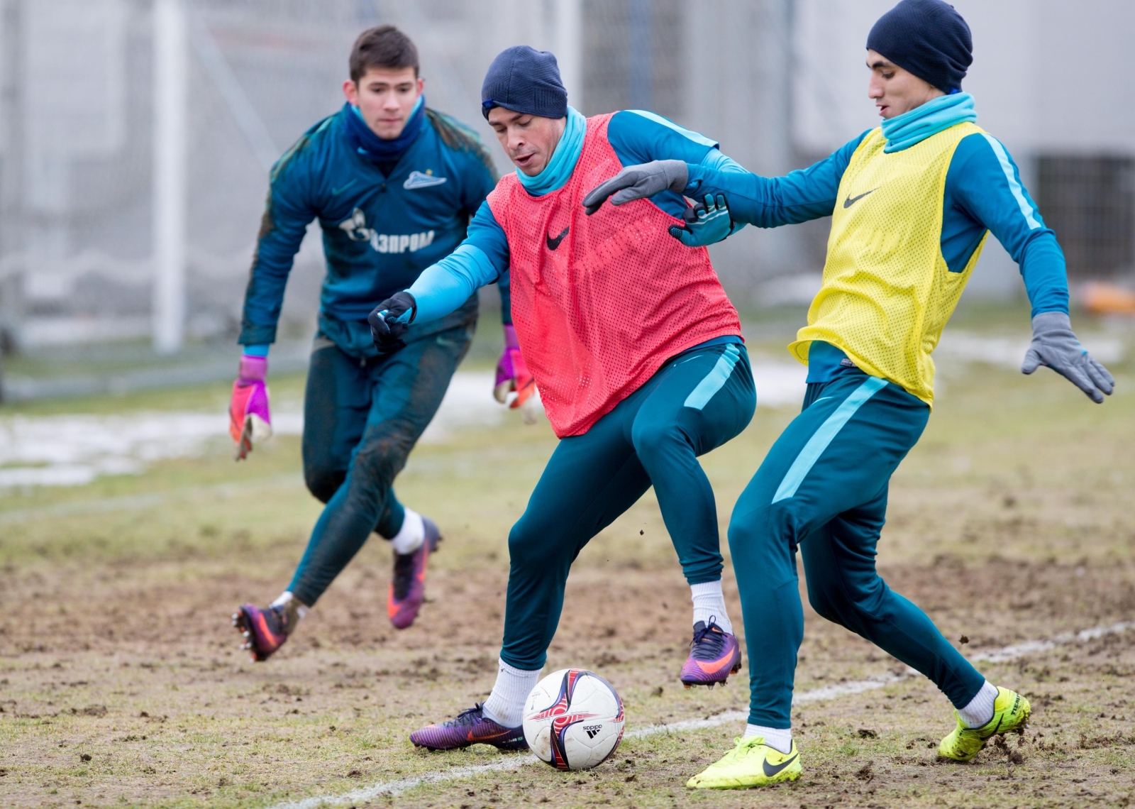Утренняя тренировка «Зенита» в «Газпром» — тренировочном центре