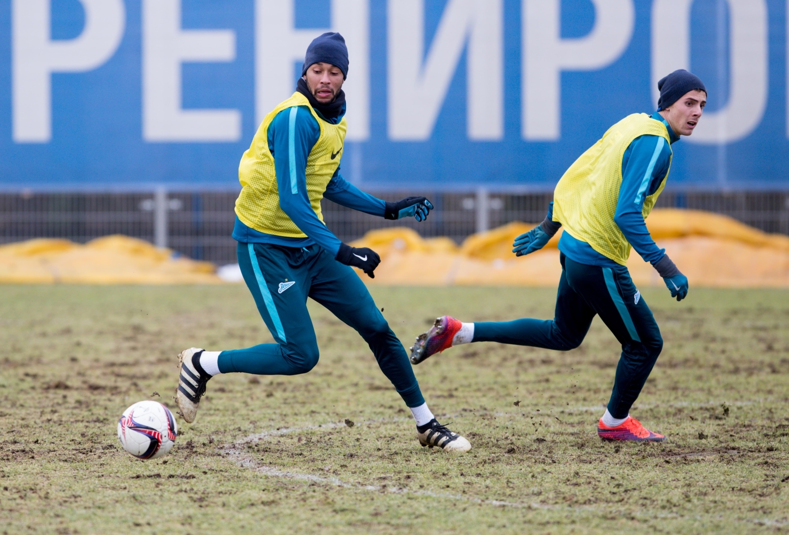 Утренняя тренировка «Зенита» в «Газпром» — тренировочном центре