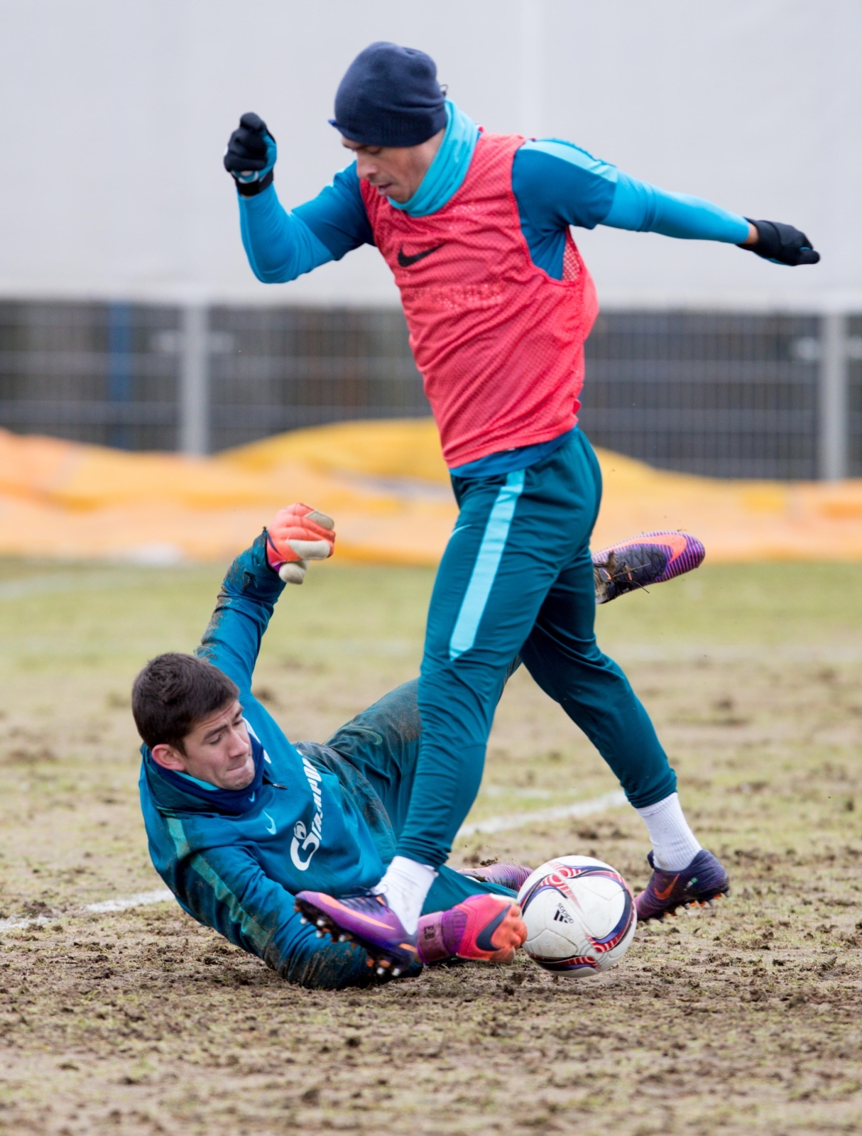 Утренняя тренировка «Зенита» в «Газпром» — тренировочном центре