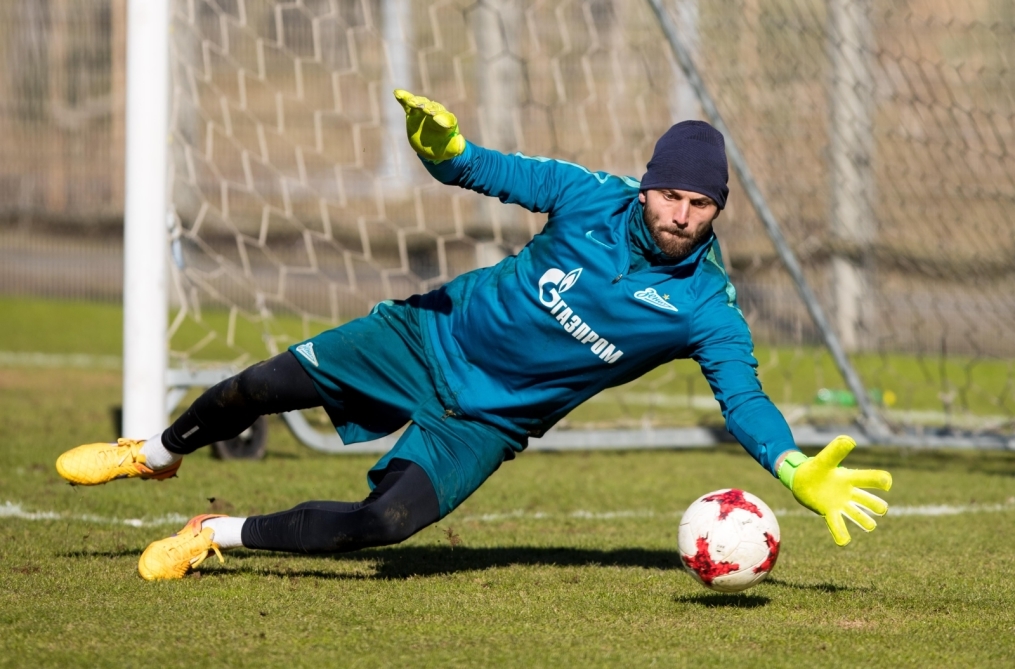 Утренняя тренировка «Зенита» перед матчем с «Рубином»