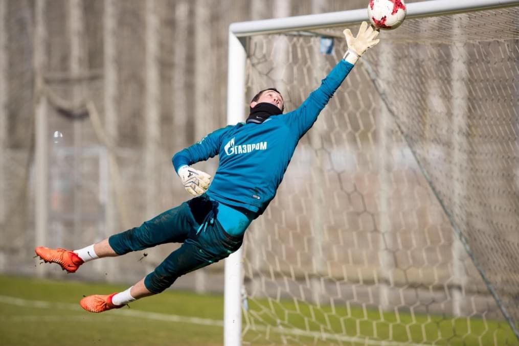 Утренняя тренировка «Зенита» перед матчем с «Рубином»