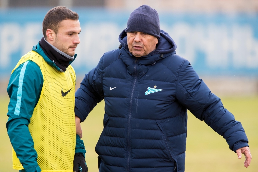 Утренняя тренировка «Зенита» перед матчем с «Рубином»