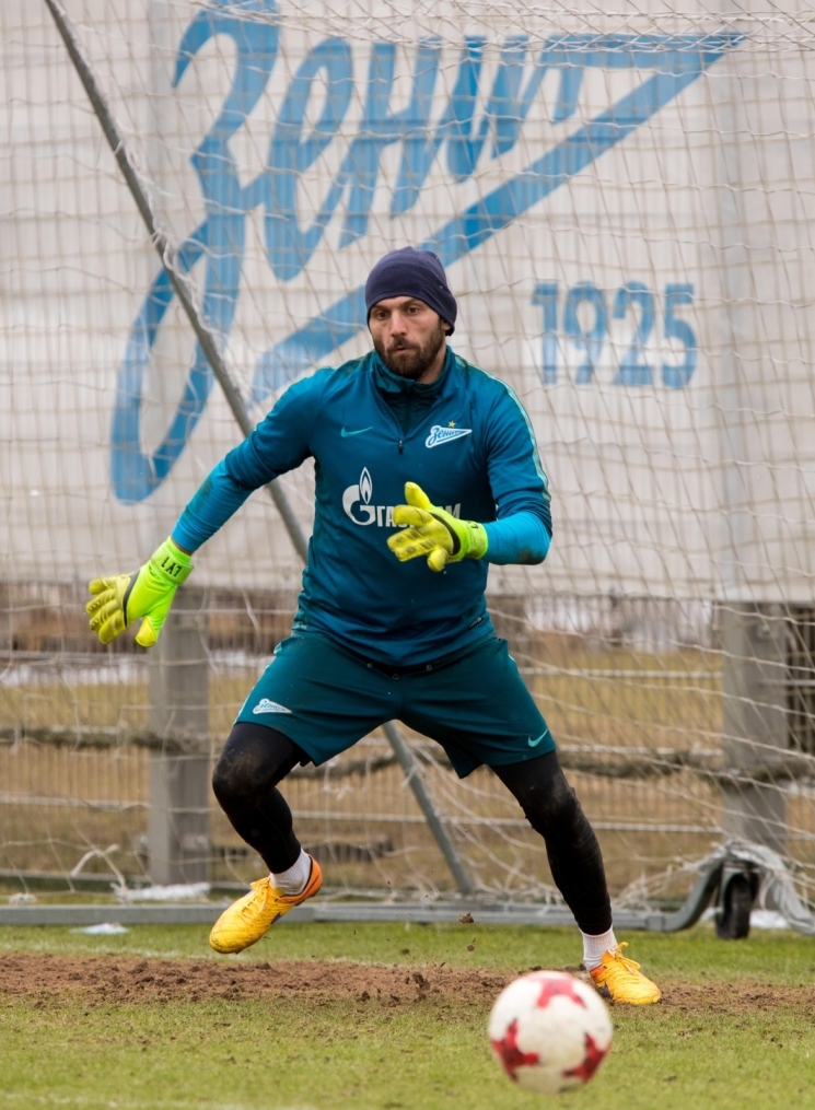 Утренняя тренировка «Зенита» перед матчем с «Рубином»