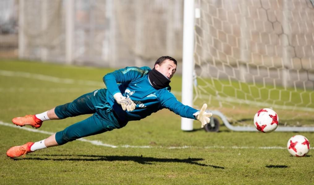 Утренняя тренировка «Зенита» перед матчем с «Рубином»