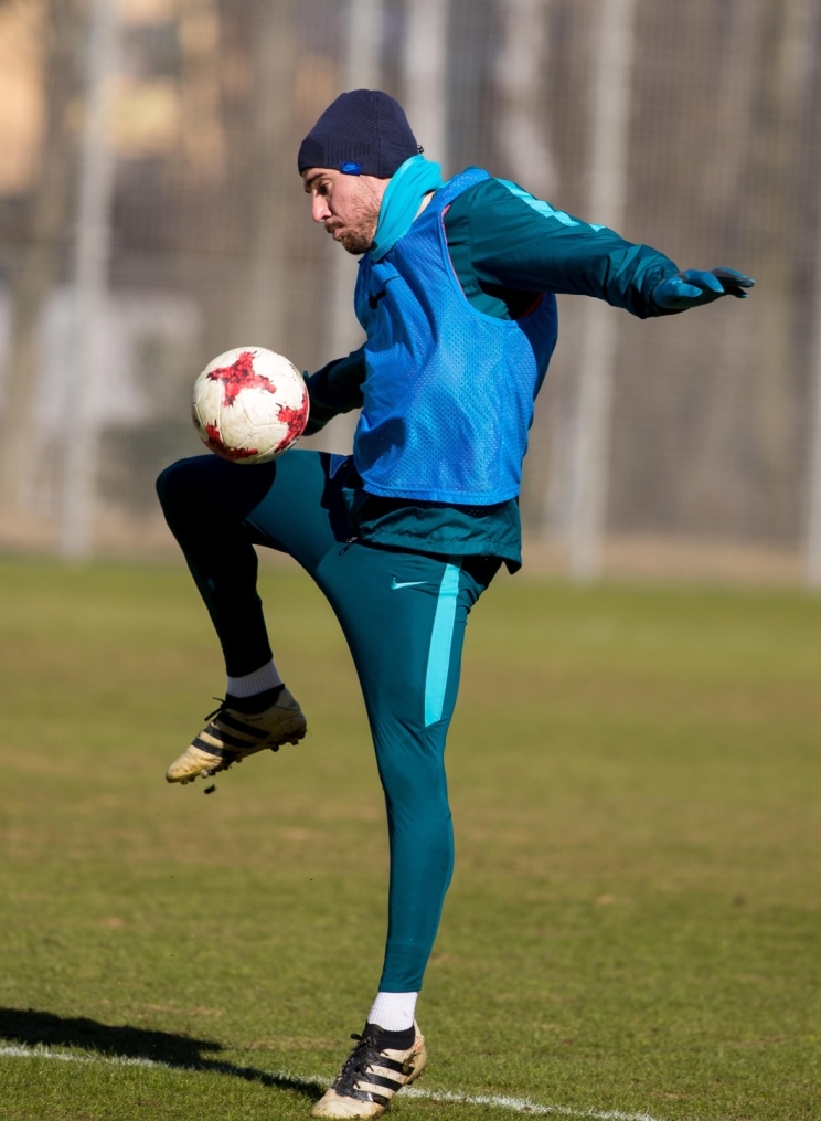 Утренняя тренировка «Зенита» перед матчем с «Рубином»