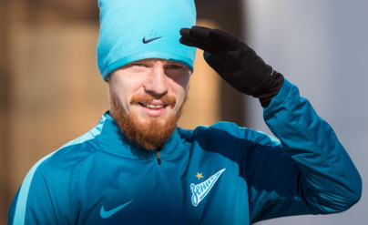 Утренняя тренировка «Зенита» перед матчем с «Рубином»