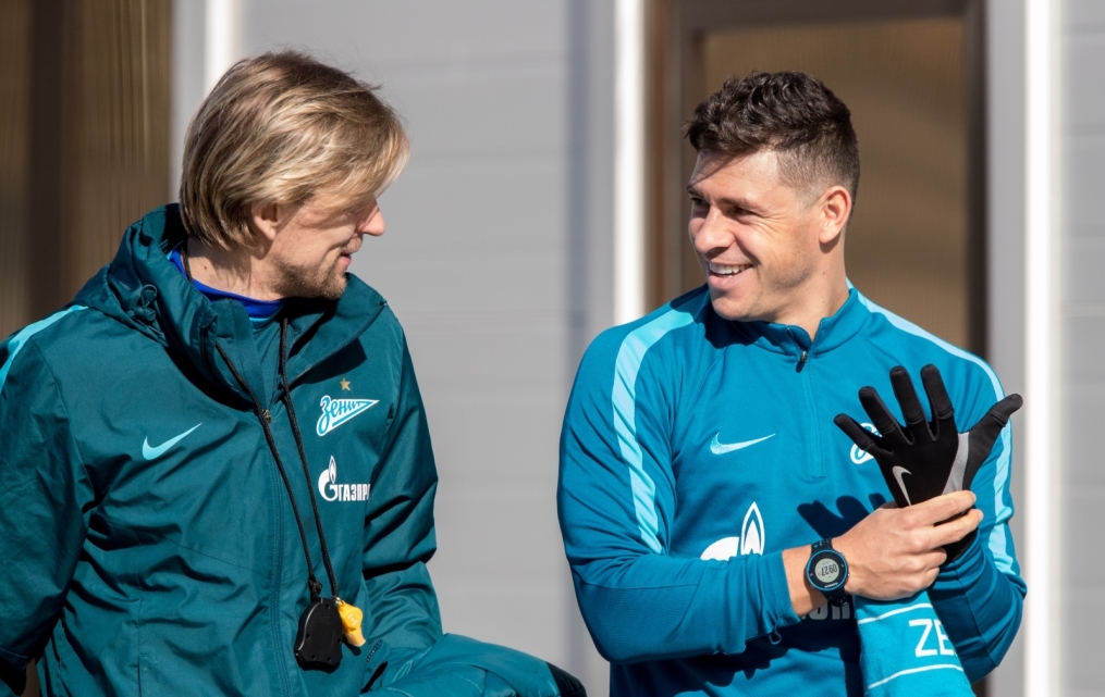 Открытая тренировка «Зенита» перед матчем с «Рубином»