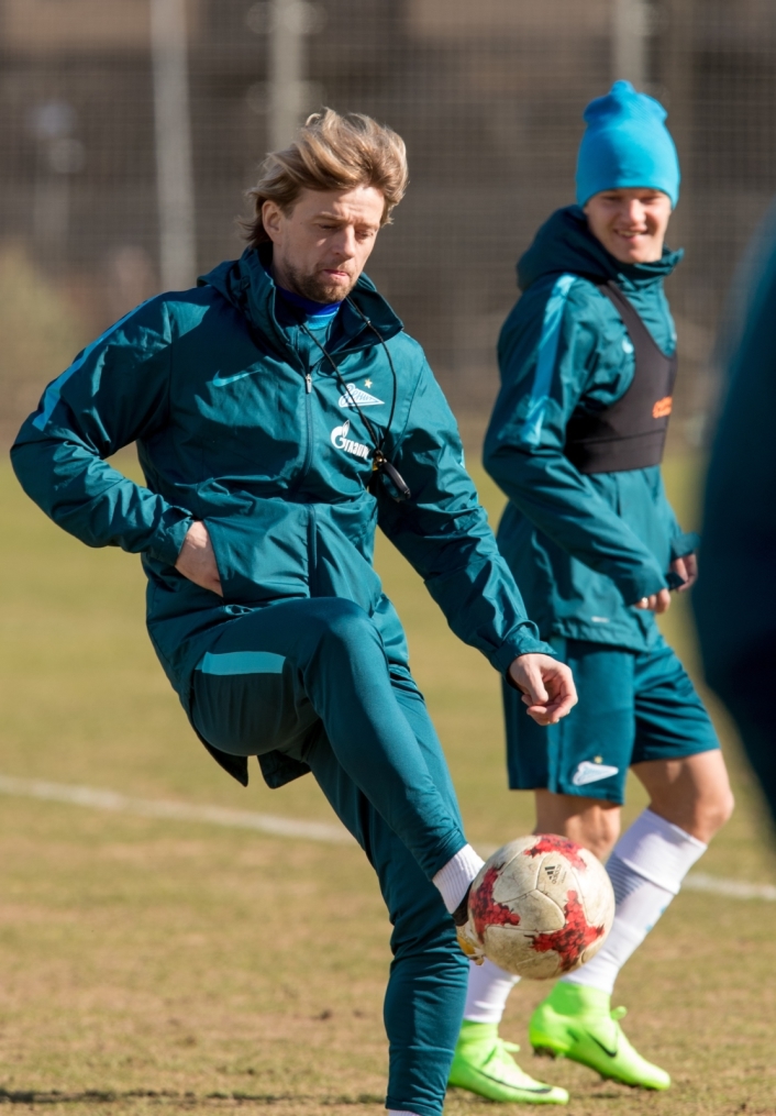 Открытая тренировка «Зенита» перед матчем с «Рубином»