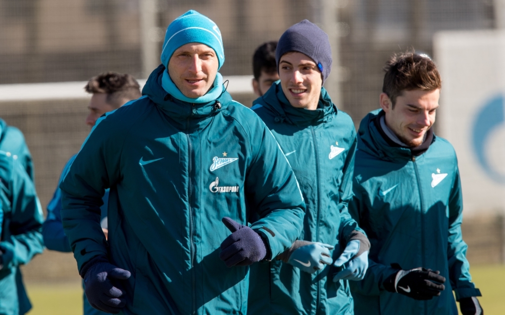 Открытая тренировка «Зенита» перед матчем с «Рубином»