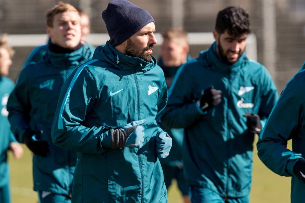 Открытая тренировка «Зенита» перед матчем с «Рубином»