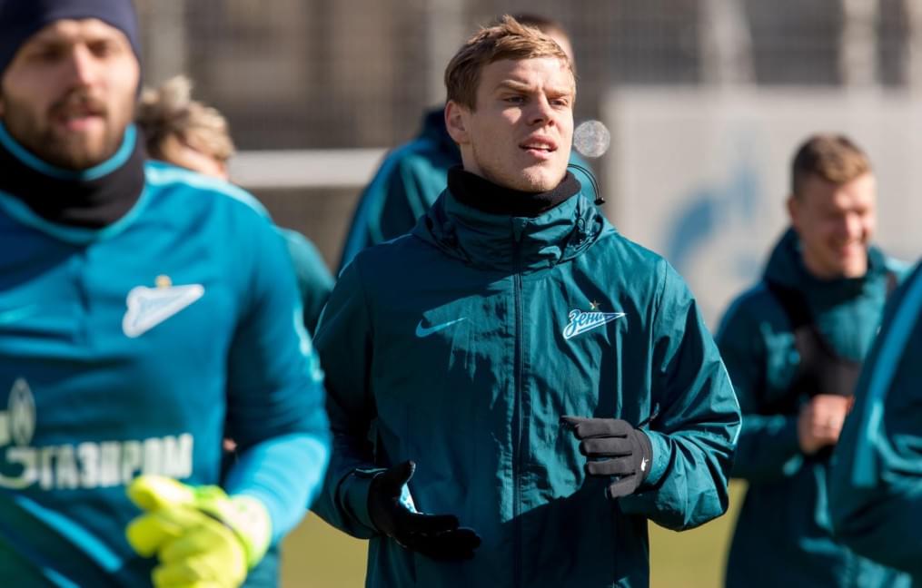 Открытая тренировка «Зенита» перед матчем с «Рубином»