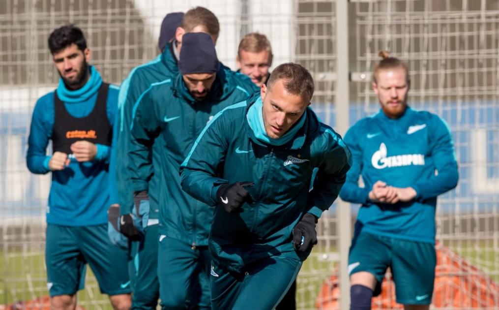 Открытая тренировка «Зенита» перед матчем с «Рубином»