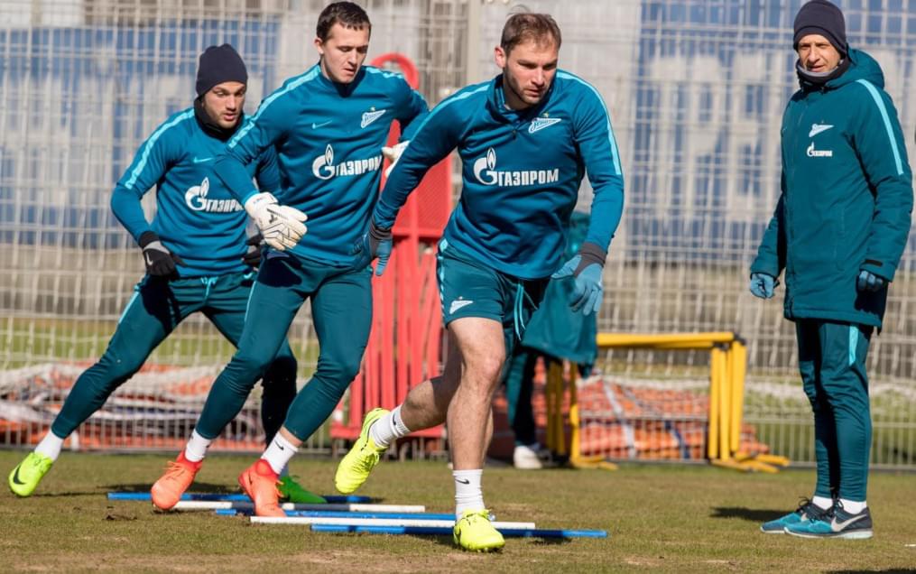Открытая тренировка «Зенита» перед матчем с «Рубином»