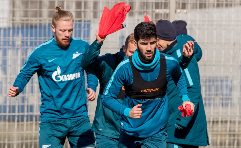 Открытая тренировка «Зенита» перед матчем с «Рубином»