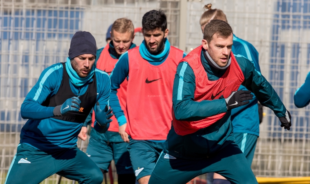 Открытая тренировка «Зенита» перед матчем с «Рубином»