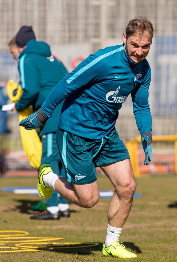 Открытая тренировка «Зенита» перед матчем с «Рубином»