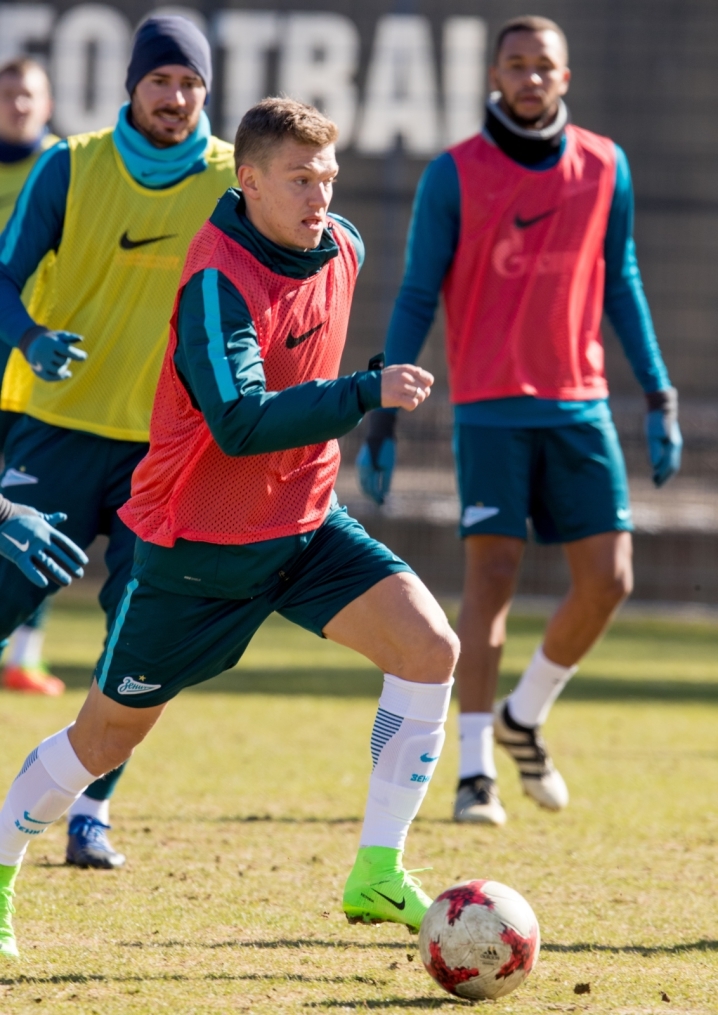 Открытая тренировка «Зенита» перед матчем с «Рубином»
