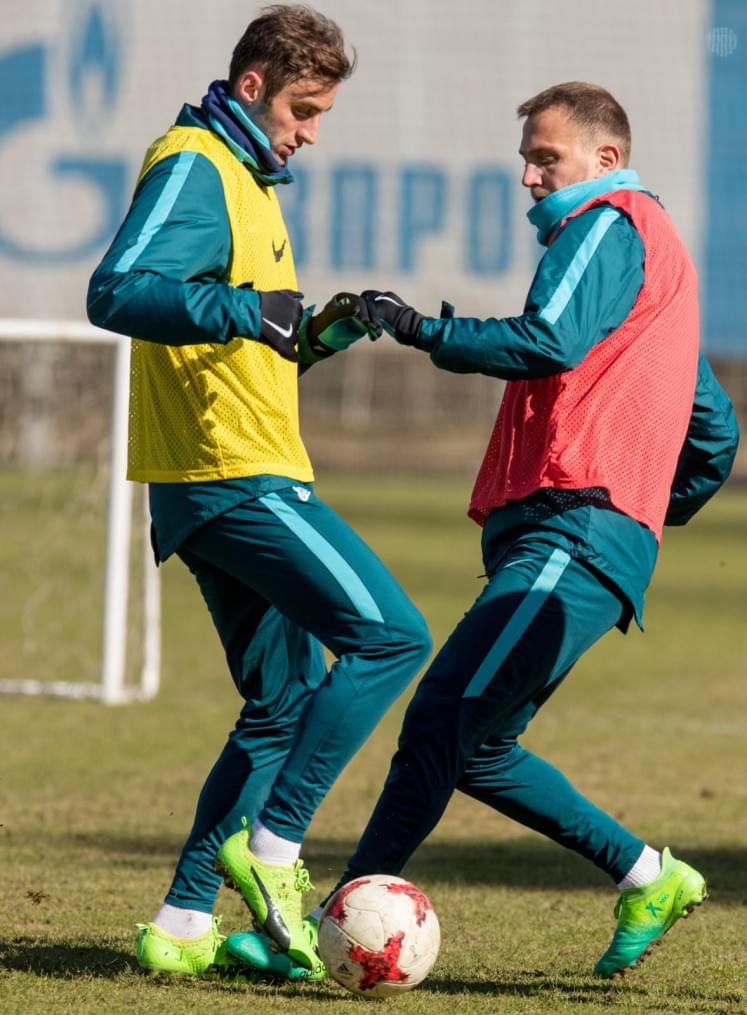 Открытая тренировка «Зенита» перед матчем с «Рубином»