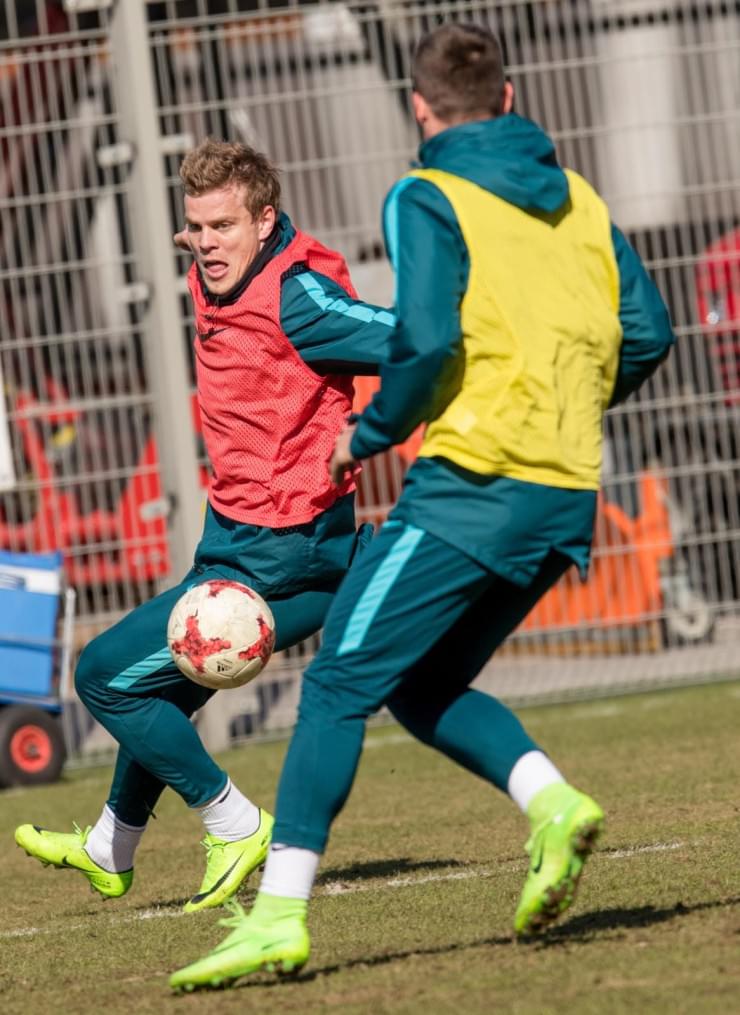 Открытая тренировка «Зенита» перед матчем с «Рубином»