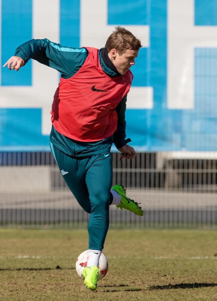 Открытая тренировка «Зенита» перед матчем с «Рубином»