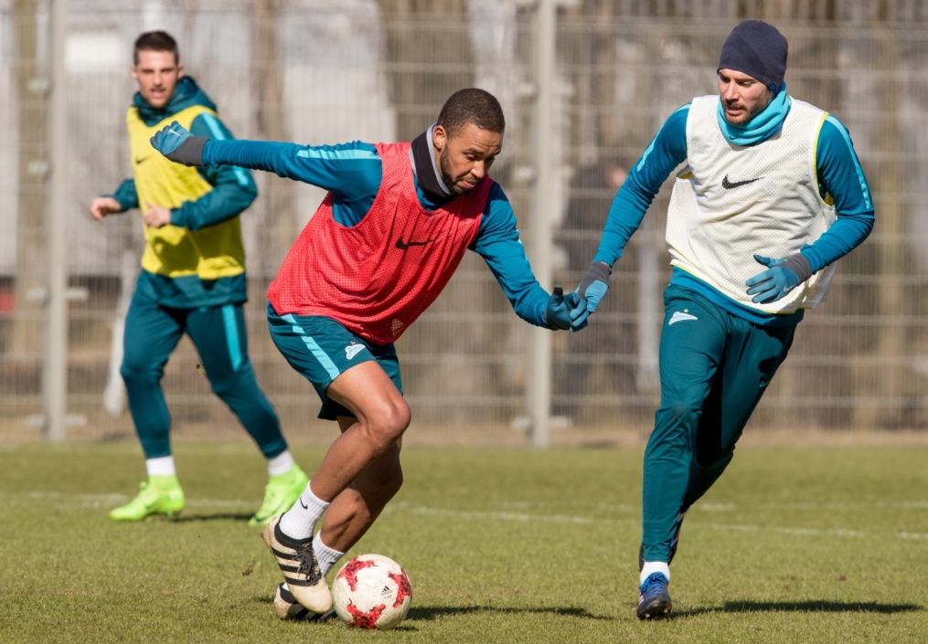 Открытая тренировка «Зенита» перед матчем с «Рубином»