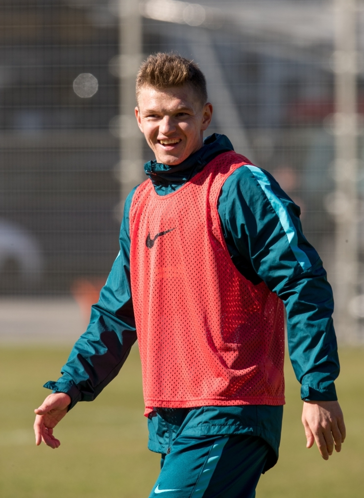 Открытая тренировка «Зенита» перед матчем с «Рубином»