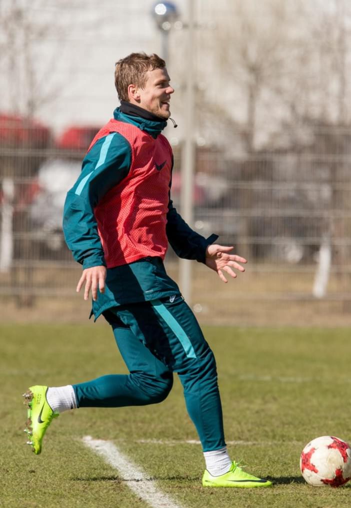 Открытая тренировка «Зенита» перед матчем с «Рубином»