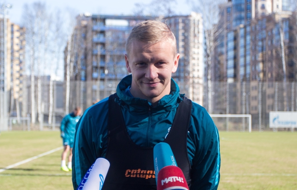 Открытая тренировка «Зенита» перед матчем с «Рубином»