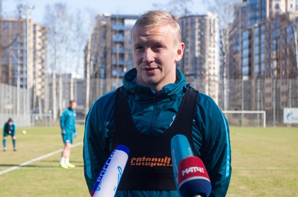 Открытая тренировка «Зенита» перед матчем с «Рубином»