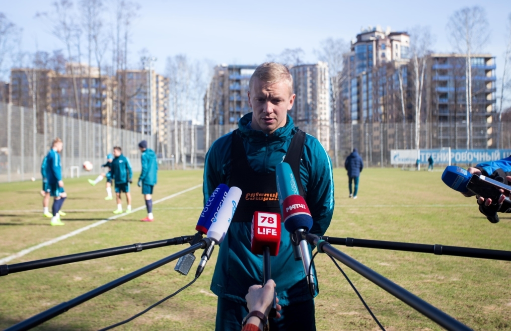 Открытая тренировка «Зенита» перед матчем с «Рубином»