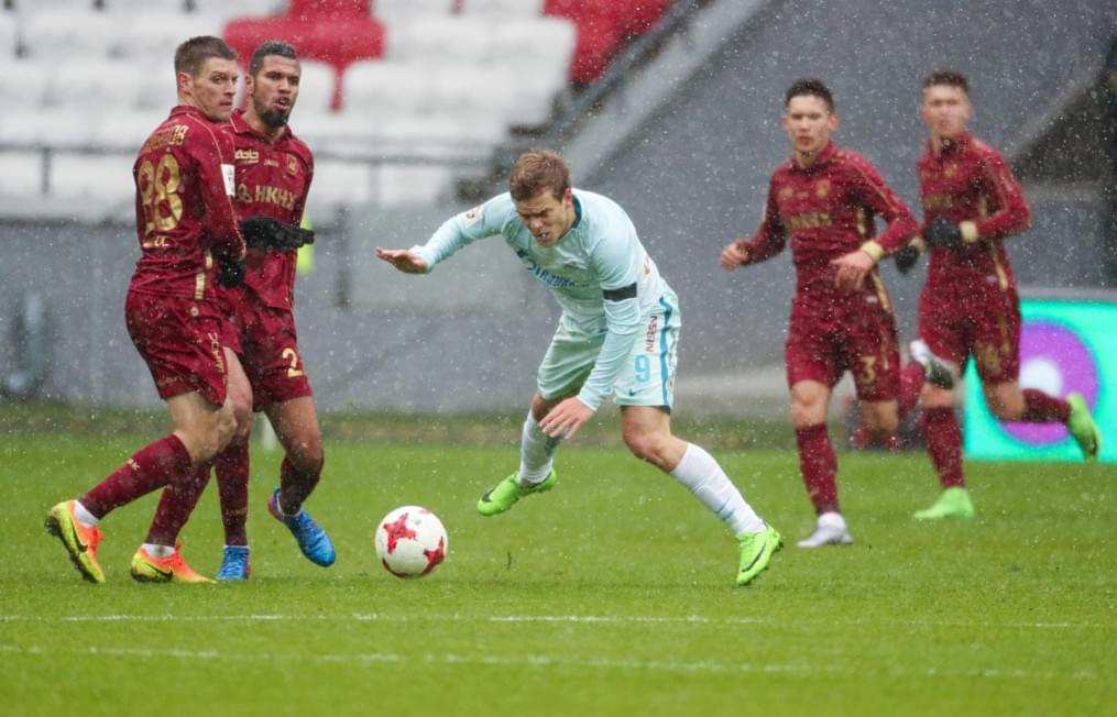 РОСГОССТРАХ-Чемпионат России 2016/17, 21-й тур, «Рубин» — «Зенит»