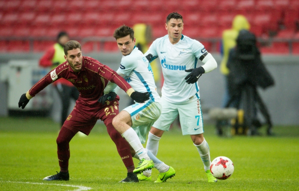 РОСГОССТРАХ-Чемпионат России 2016/17, 21-й тур, «Рубин» — «Зенит»