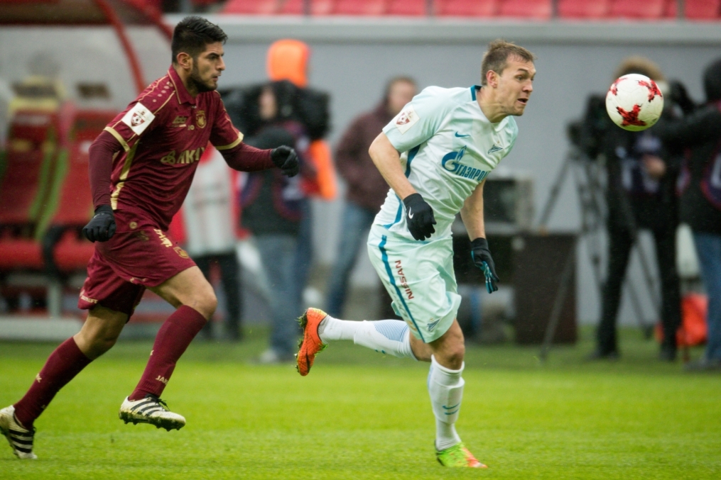 РОСГОССТРАХ-Чемпионат России 2016/17, 21-й тур, «Рубин» — «Зенит»