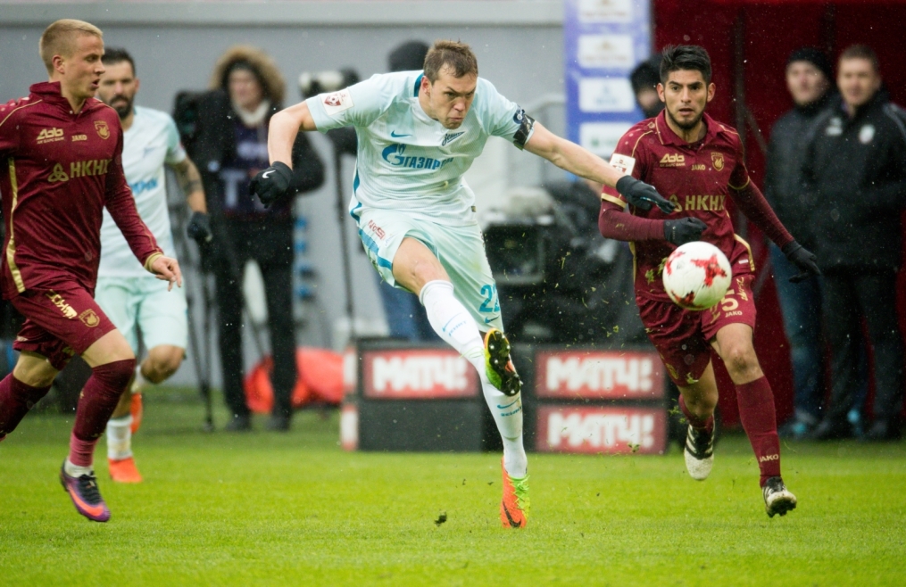 РОСГОССТРАХ-Чемпионат России 2016/17, 21-й тур, «Рубин» — «Зенит»