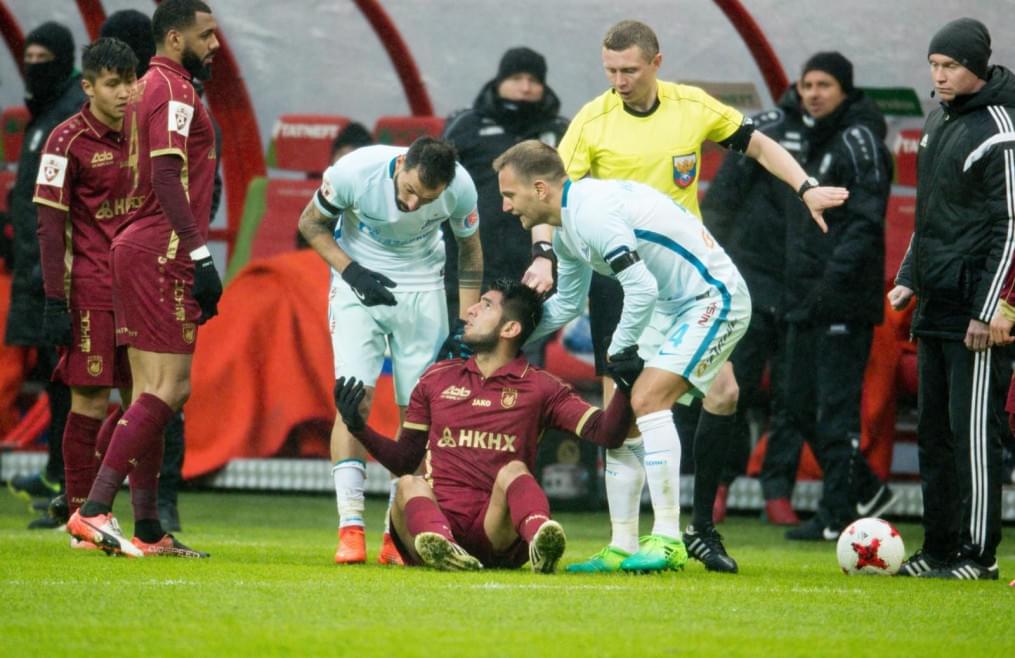 РОСГОССТРАХ-Чемпионат России 2016/17, 21-й тур, «Рубин» — «Зенит»