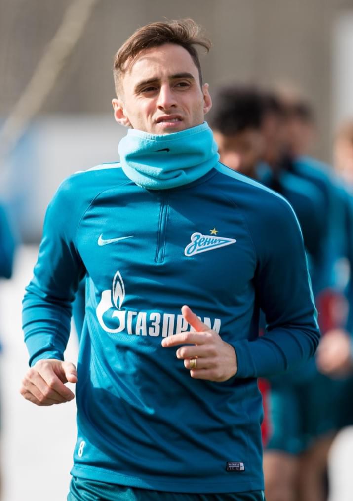 Открытая тренировка «Зенита» перед матчем с «Анжи»