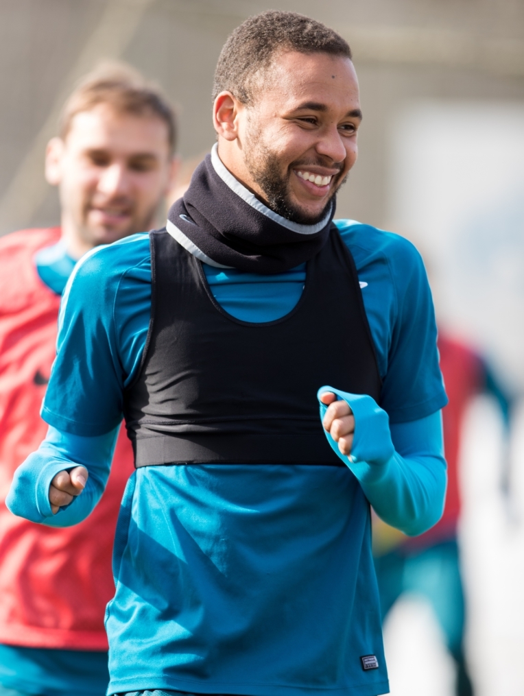 Открытая тренировка «Зенита» перед матчем с «Анжи»