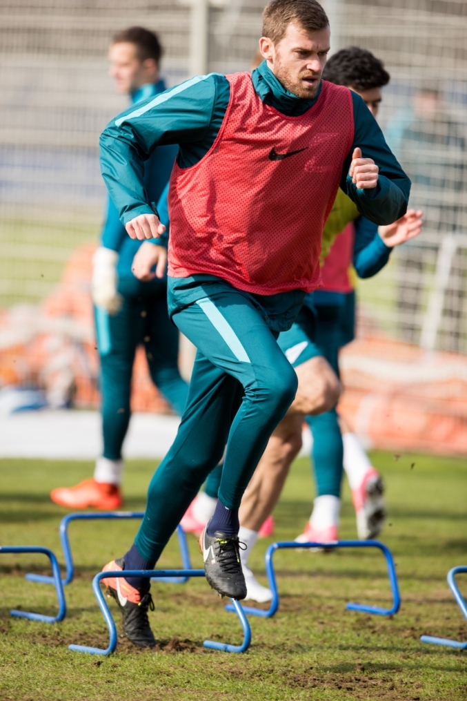 Открытая тренировка «Зенита» перед матчем с «Анжи»