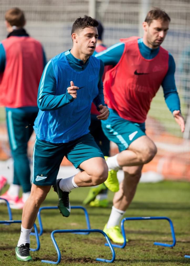 Открытая тренировка «Зенита» перед матчем с «Анжи»