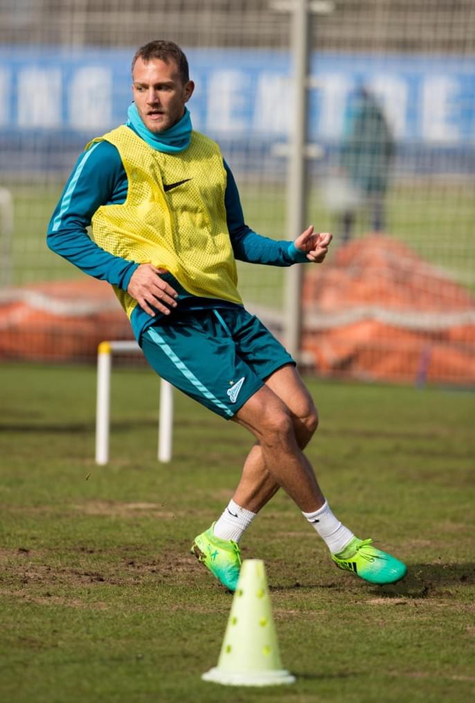 Открытая тренировка «Зенита» перед матчем с «Анжи»