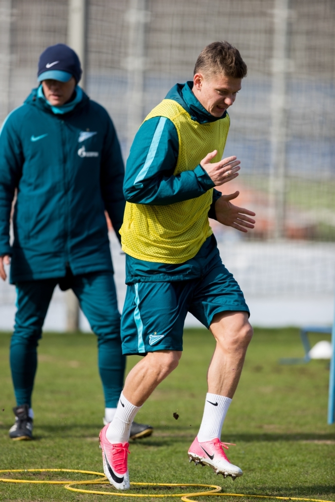 Открытая тренировка «Зенита» перед матчем с «Анжи»