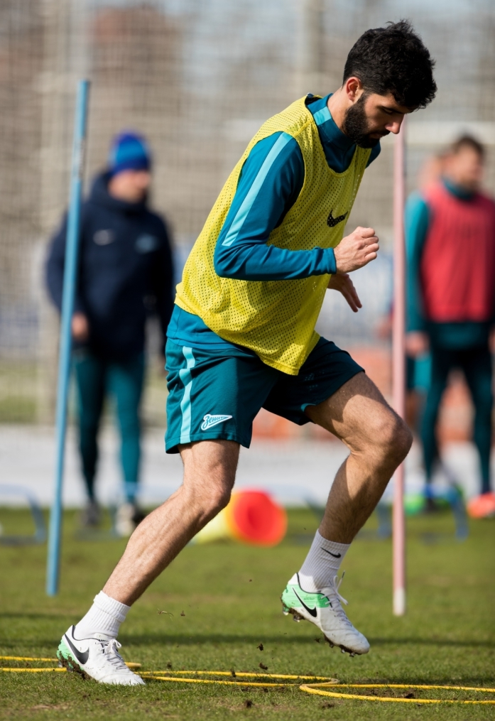 Открытая тренировка «Зенита» перед матчем с «Анжи»