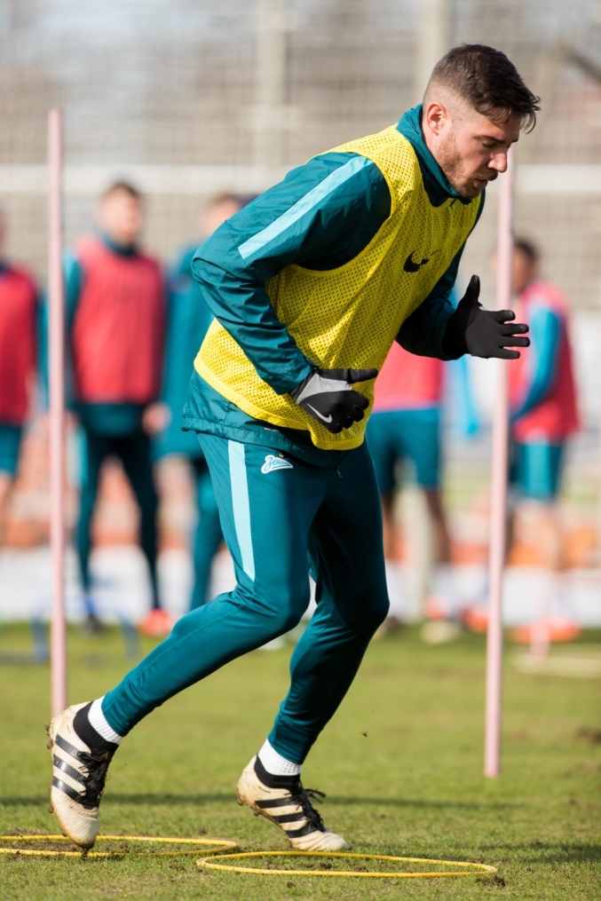 Открытая тренировка «Зенита» перед матчем с «Анжи»