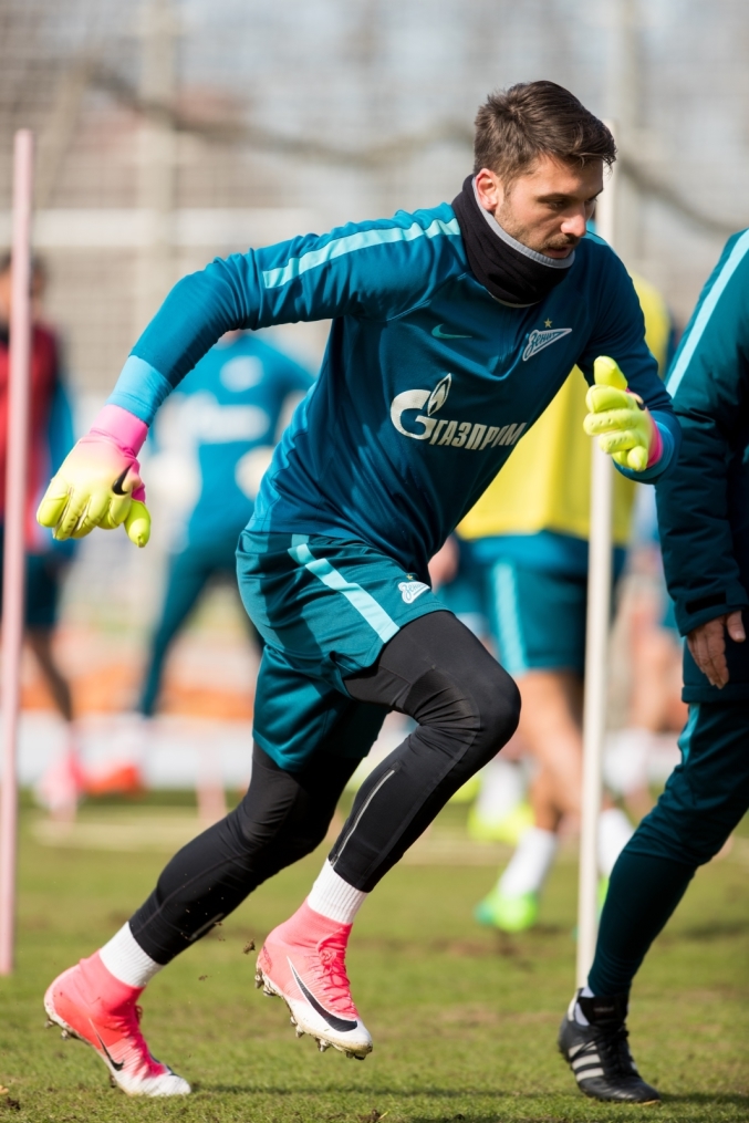 Открытая тренировка «Зенита» перед матчем с «Анжи»