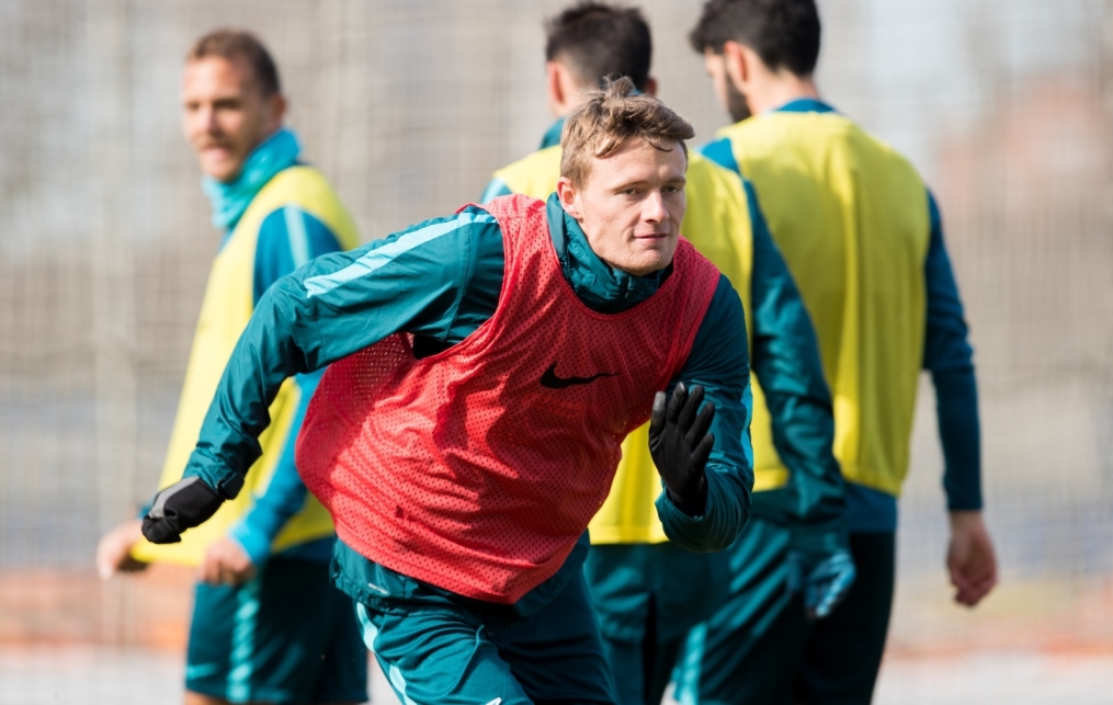 Открытая тренировка «Зенита» перед матчем с «Анжи»