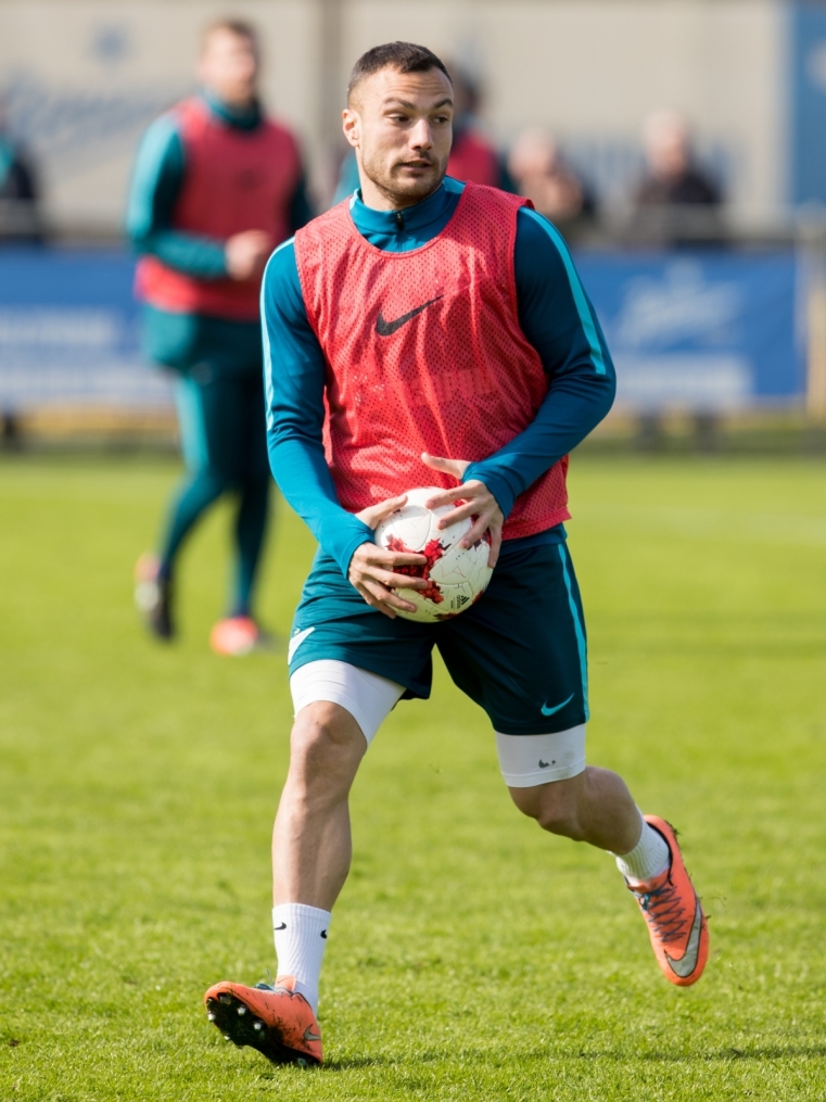 Открытая тренировка «Зенита» перед матчем с «Анжи»