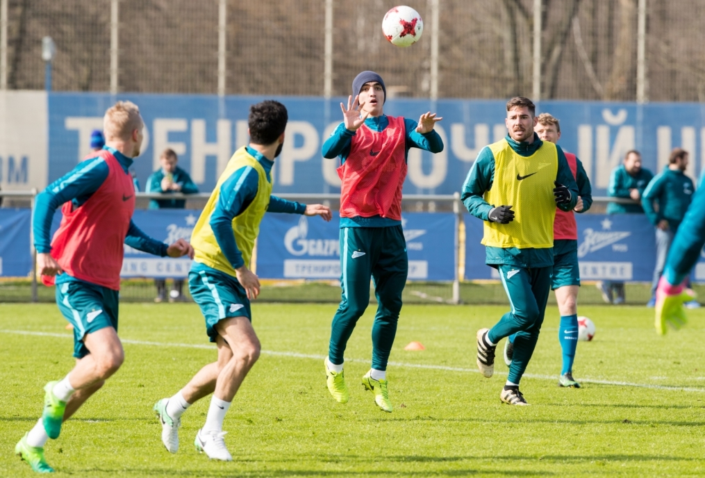 Открытая тренировка «Зенита» перед матчем с «Анжи»