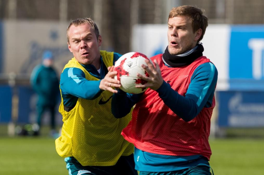 Открытая тренировка «Зенита» перед матчем с «Анжи»